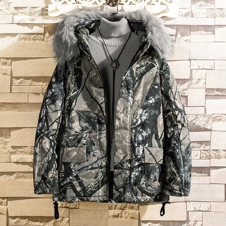 Hip-Hop Camouflage Hooded Jacket