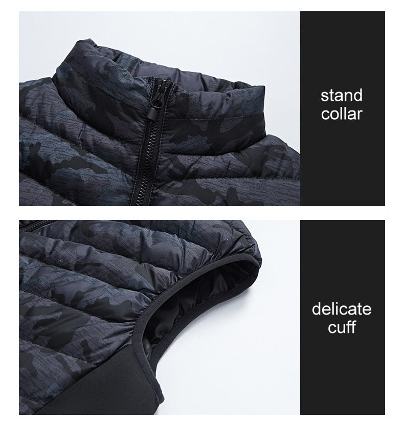 Men’s Camouflage USB Heated Sleeveless Vest