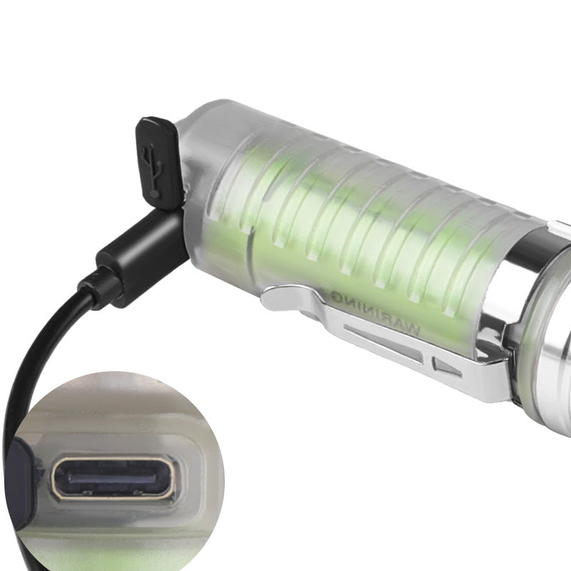 Rechargeable Waterproof LED UV Flashlight Pocket Lamp