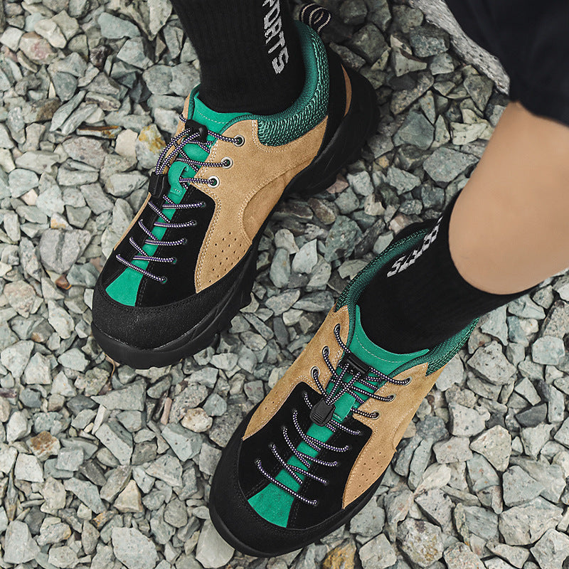Leather Outdoor Mountain Climbing Hiking Boots