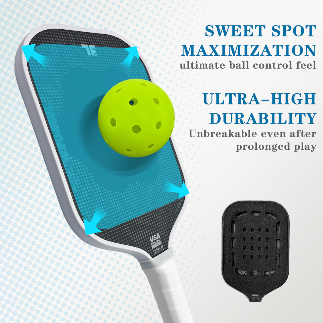 EPP Foam Core T700 Carbon Fiber Pickleball Paddle