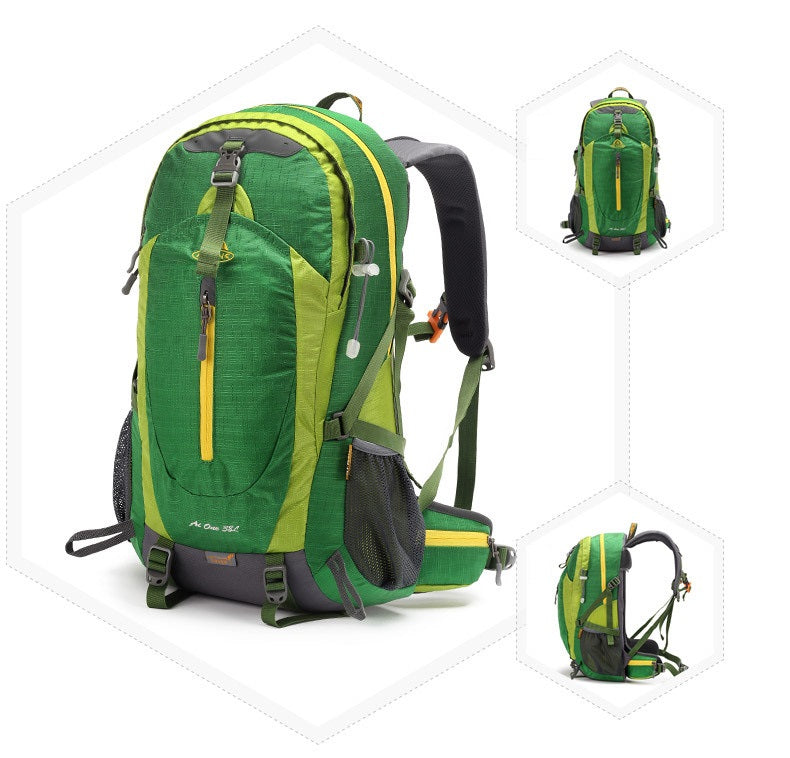 Nylon Outdoor Mountaineering Hiking Travel Backpack