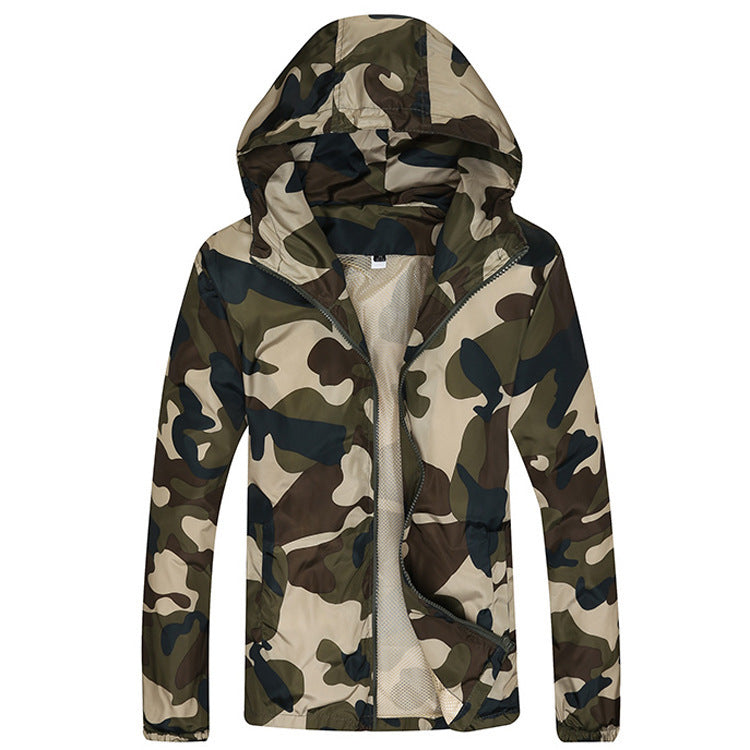 Men’s Slim Fit Camouflage Fashion Jacket