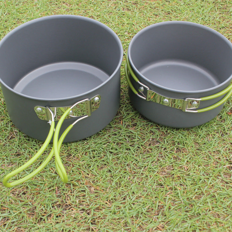 Outdoor Portable Non-Stick Cookware Set – Camping, Hiking for 2–3 People