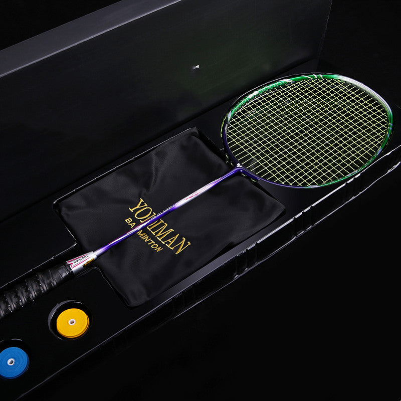 Badminton Racket Genuine Full Carbon Offensive  Light
