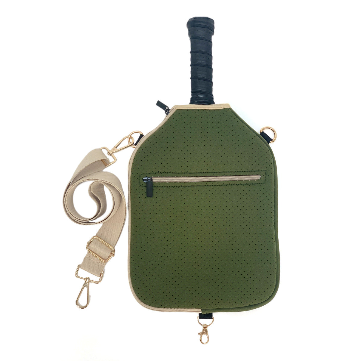 Single Shoulder Pickleball Racket Bag With Hook Strap