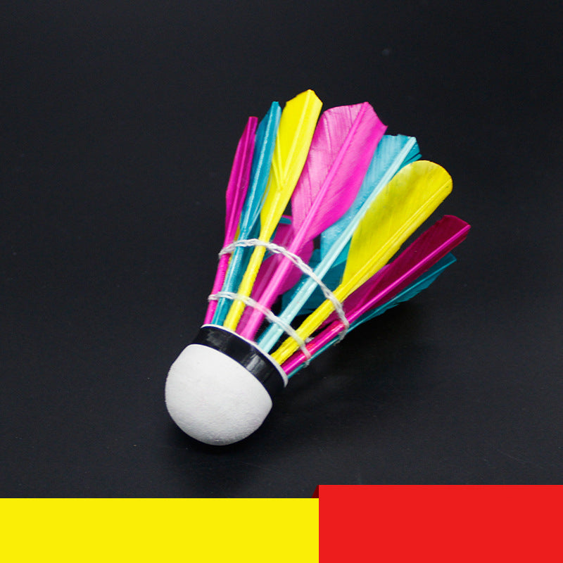 Foam Double Head Color Badminton Shuttlecock Set
