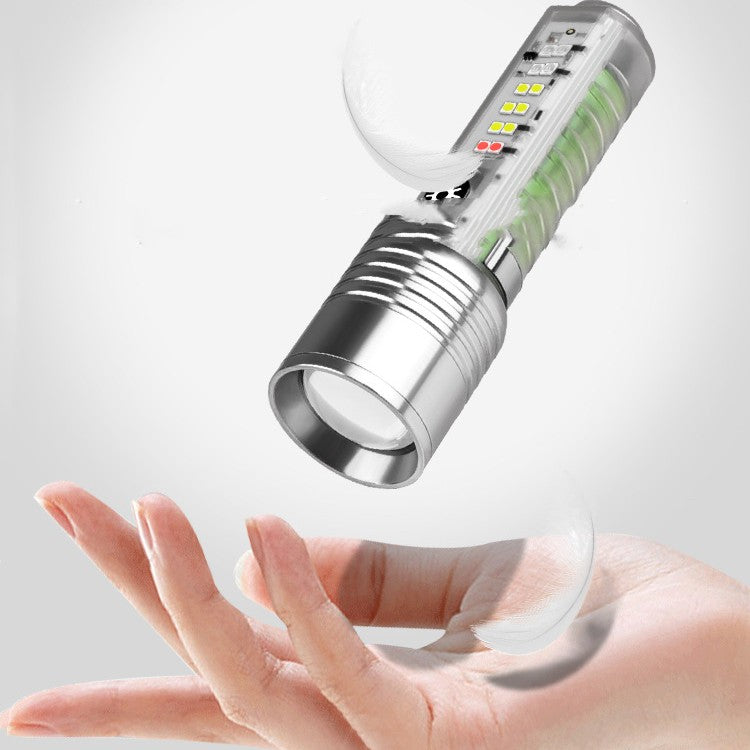 Rechargeable Waterproof LED UV Flashlight Pocket Lamp