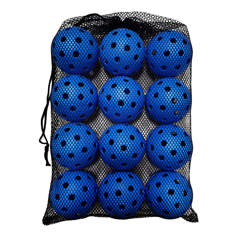 40 Hole 74mm Plastic Pickleball Balls Set 12 Pack