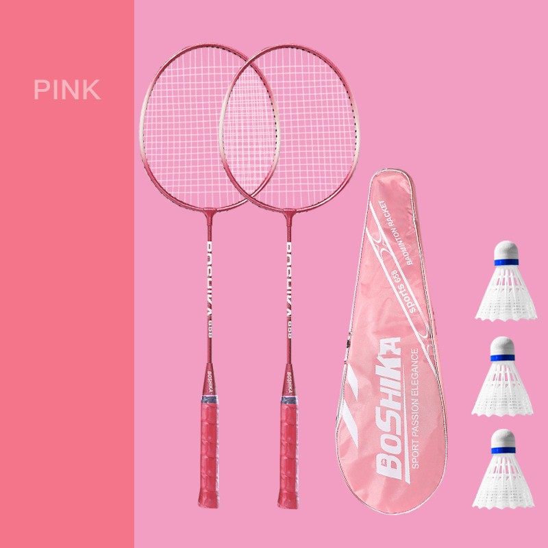 Beginner Children Badminton Racket Set Iron Alloy