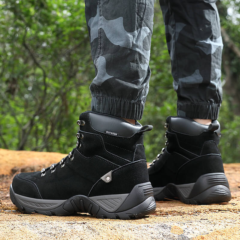 Men’s Mid-High Autumn Winter Plus-Size Hiking Boots