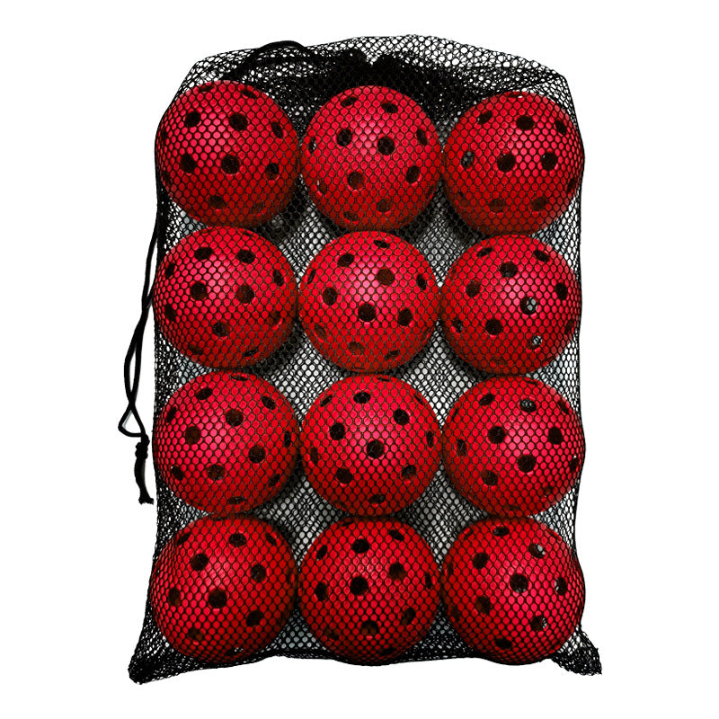 40 Hole 74mm Plastic Pickleball Balls Set 12 Pack
