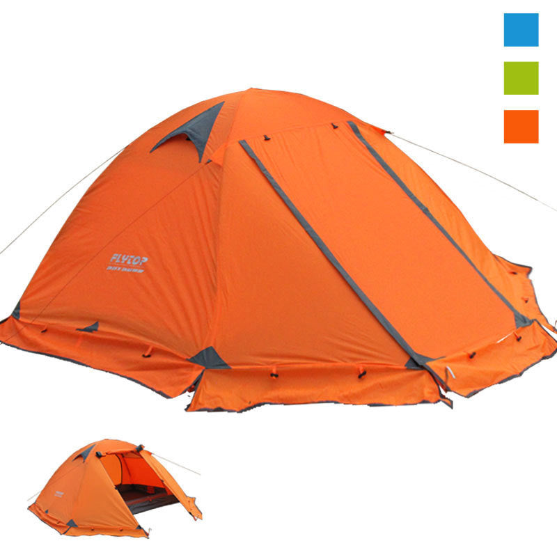 Double Camping Tent With Aluminum Poles And Storm Protection