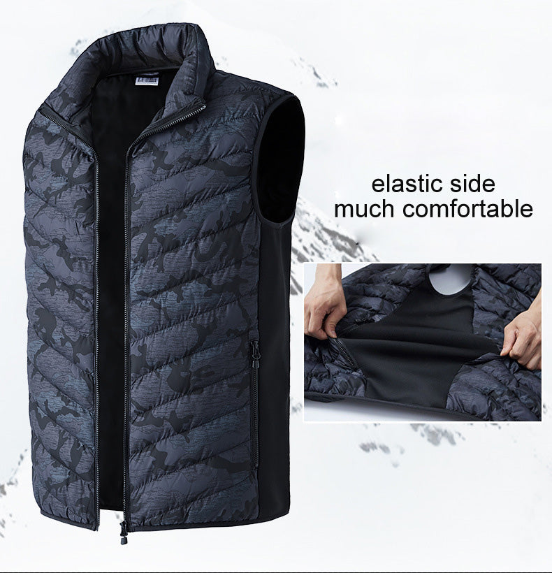 Men’s Camouflage USB Heated Sleeveless Vest