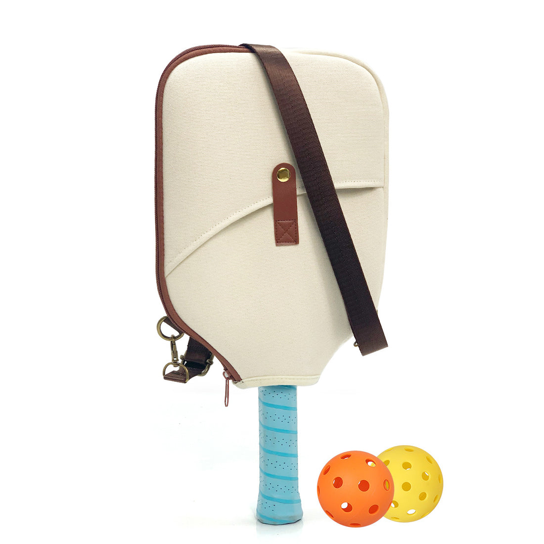 Single Shoulder Pickleball Racket Bag With Hook Strap