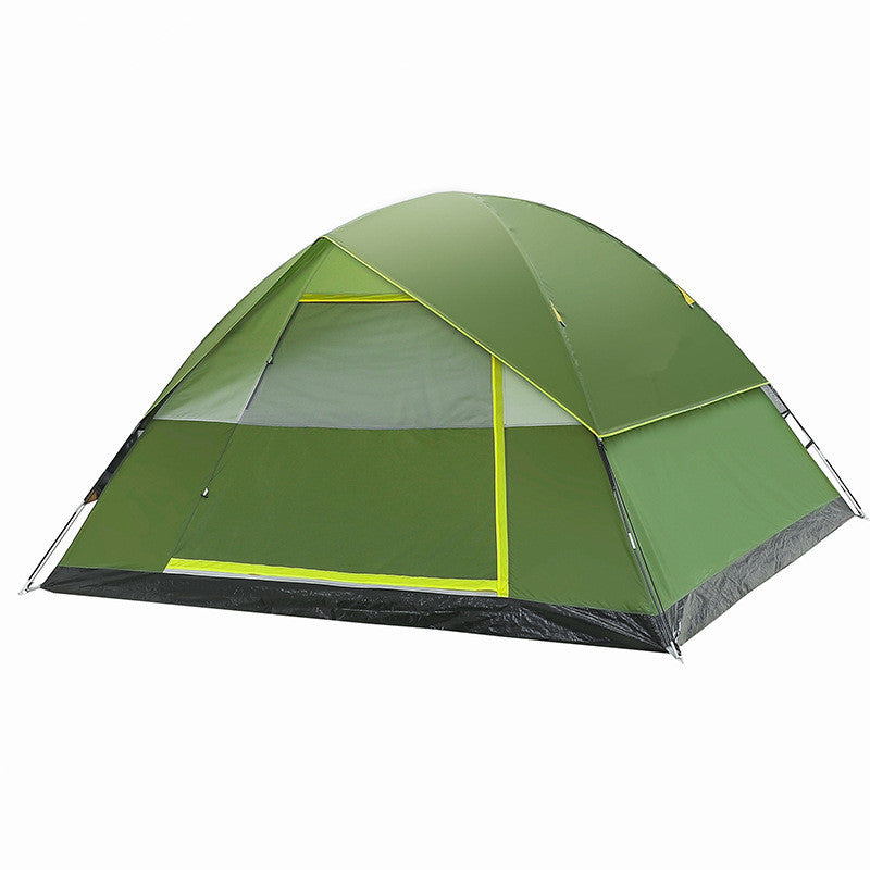 Double-Layer Camping Tent with Sunshade and Sunscreen