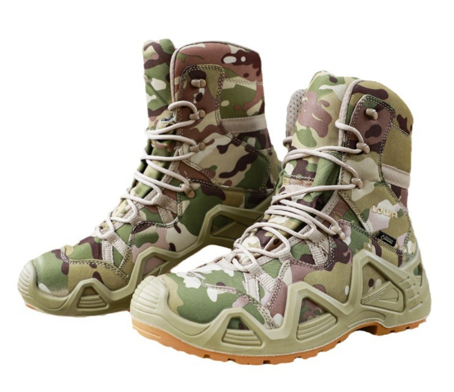 Mid-Top Military Outdoor Training Hiking Combat Boots