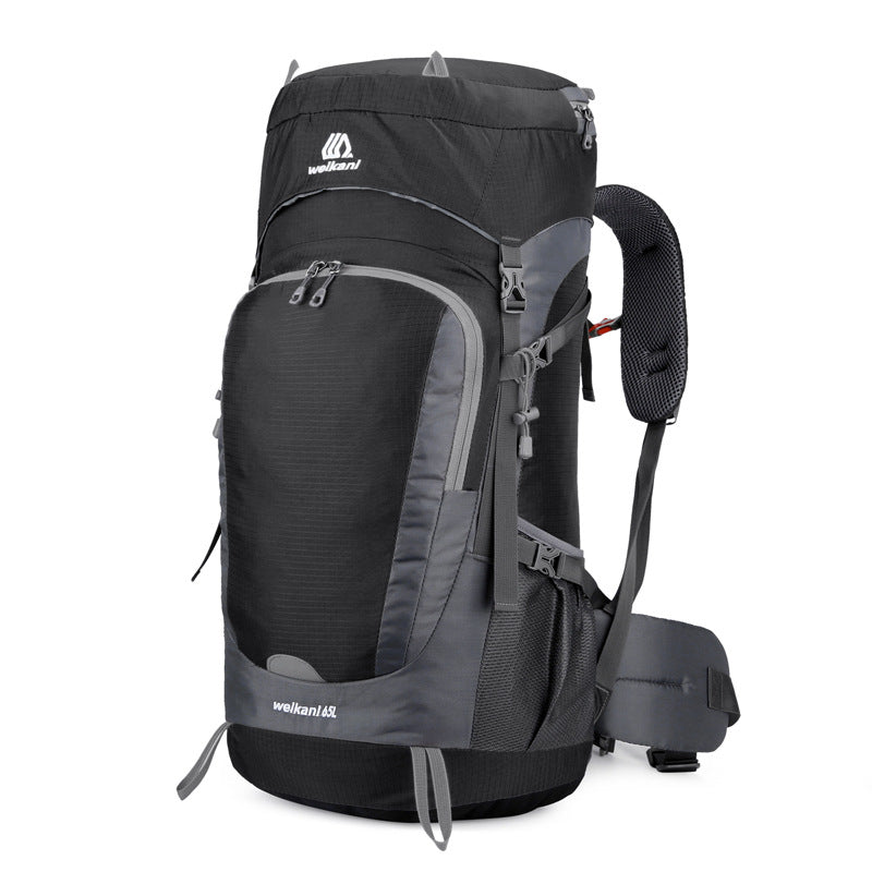 Men's Nylon Mountaineering Hiking and Camping Backpack