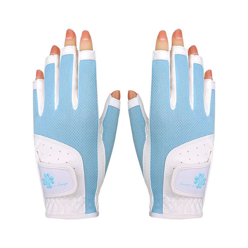 Breathable Non-Slip Golf Gloves for Women