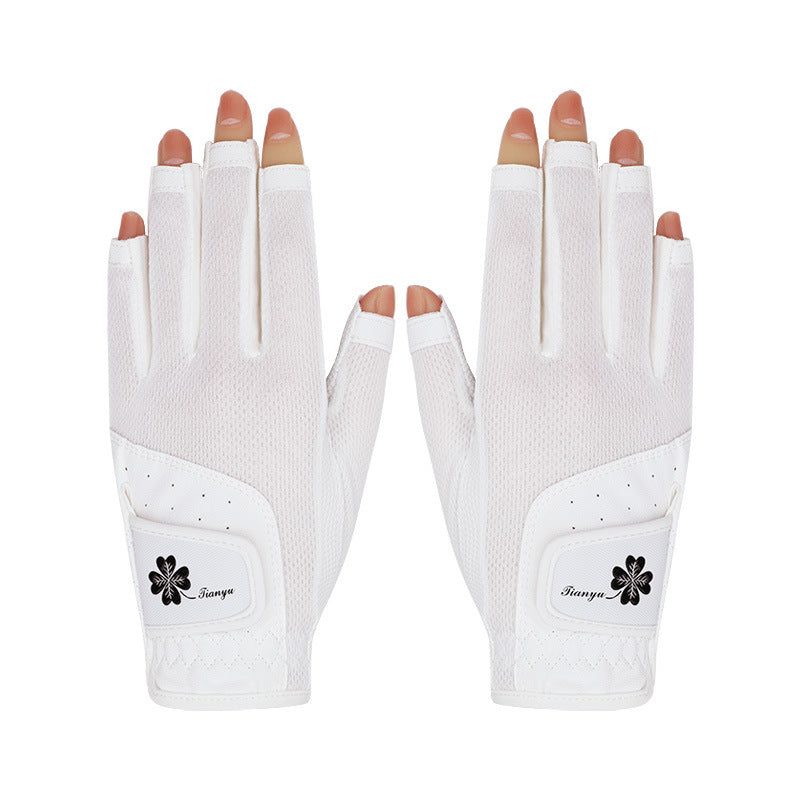 Breathable Non-Slip Golf Gloves for Women