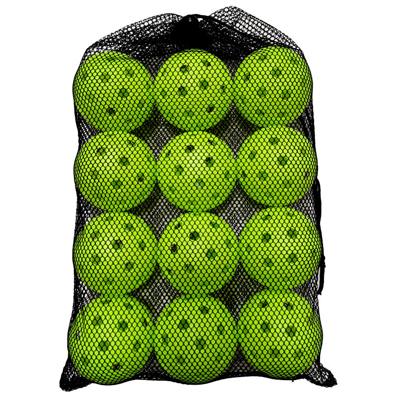 40 Hole 74mm Plastic Pickleball Balls Set 12 Pack