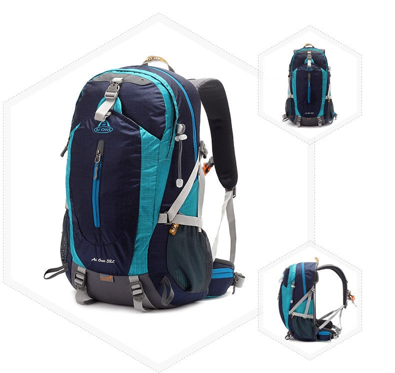 Nylon Outdoor Mountaineering Hiking Travel Backpack