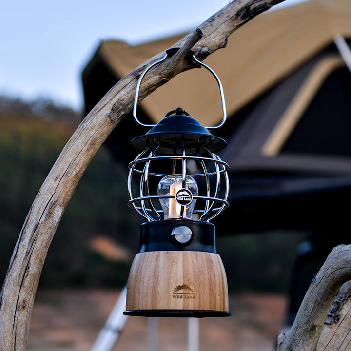 Retro Hanging Camping Lantern Portable Tent Light