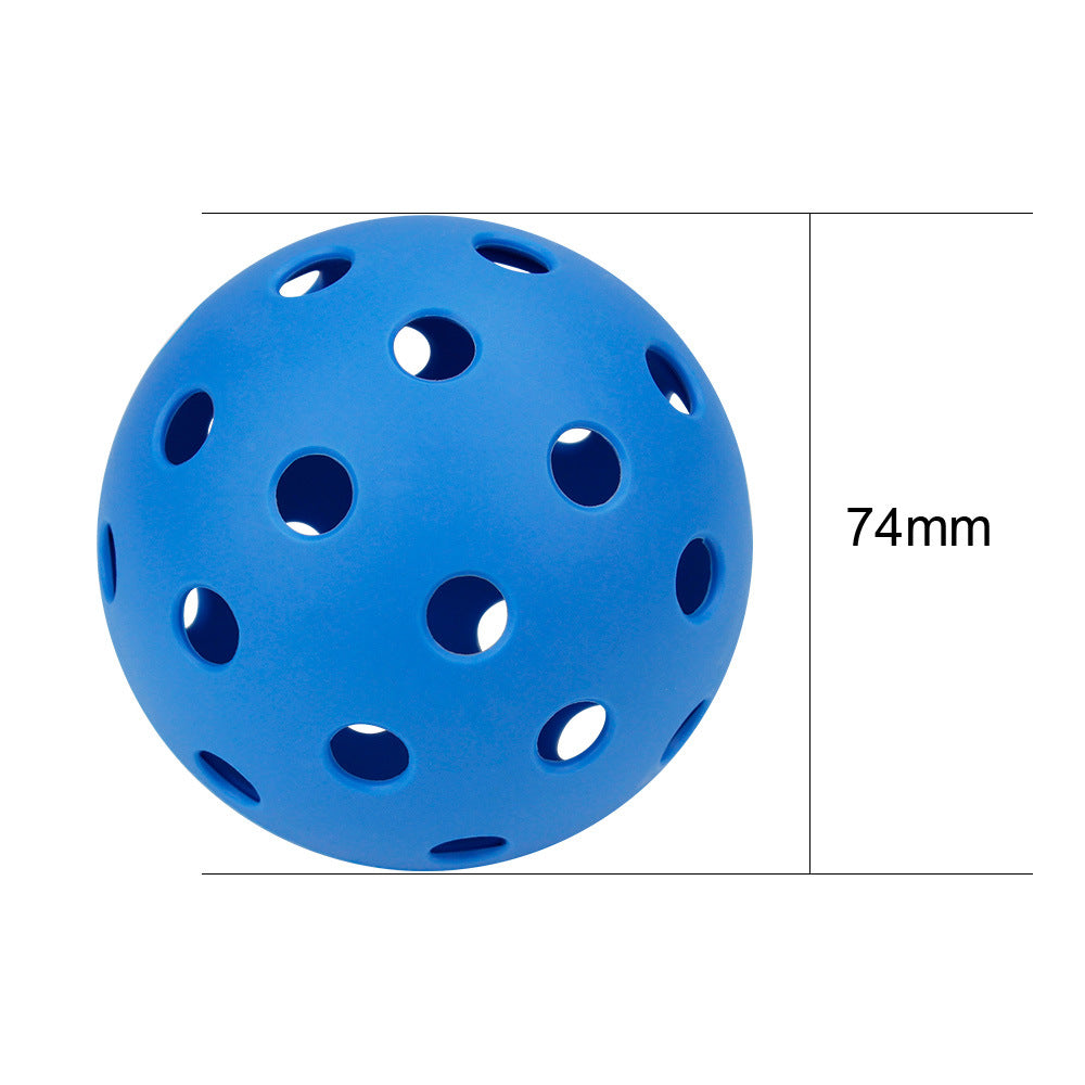 40 Hole 74mm Plastic Pickleball Balls Set 12 Pack