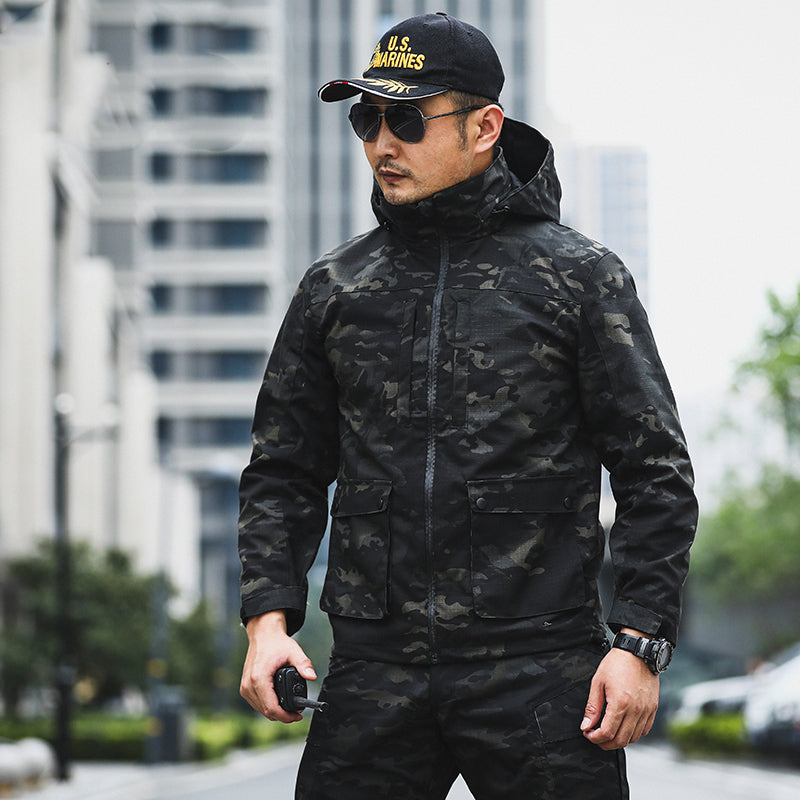 Fashion Simple Men's Outdoor Camouflage Jacket
