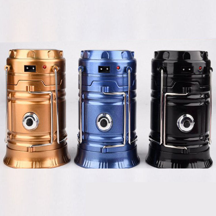 Solar Rechargeable Telescopic Multifunctional Camping Lantern