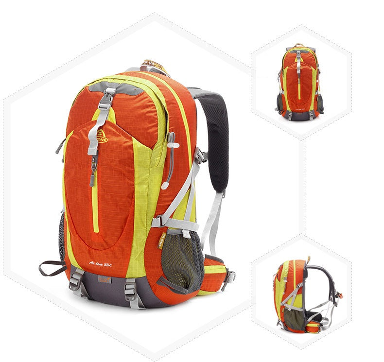 Nylon Outdoor Mountaineering Hiking Travel Backpack
