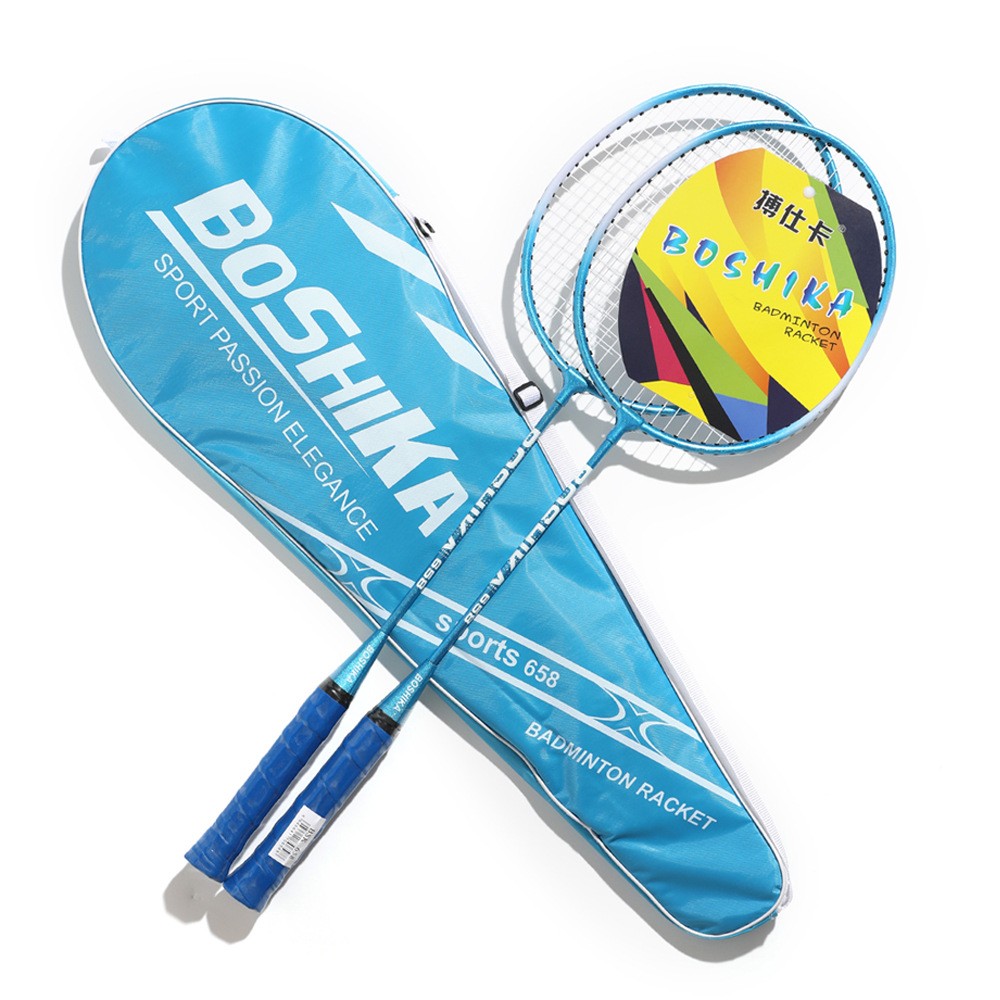 Beginner Children Badminton Racket Set Iron Alloy