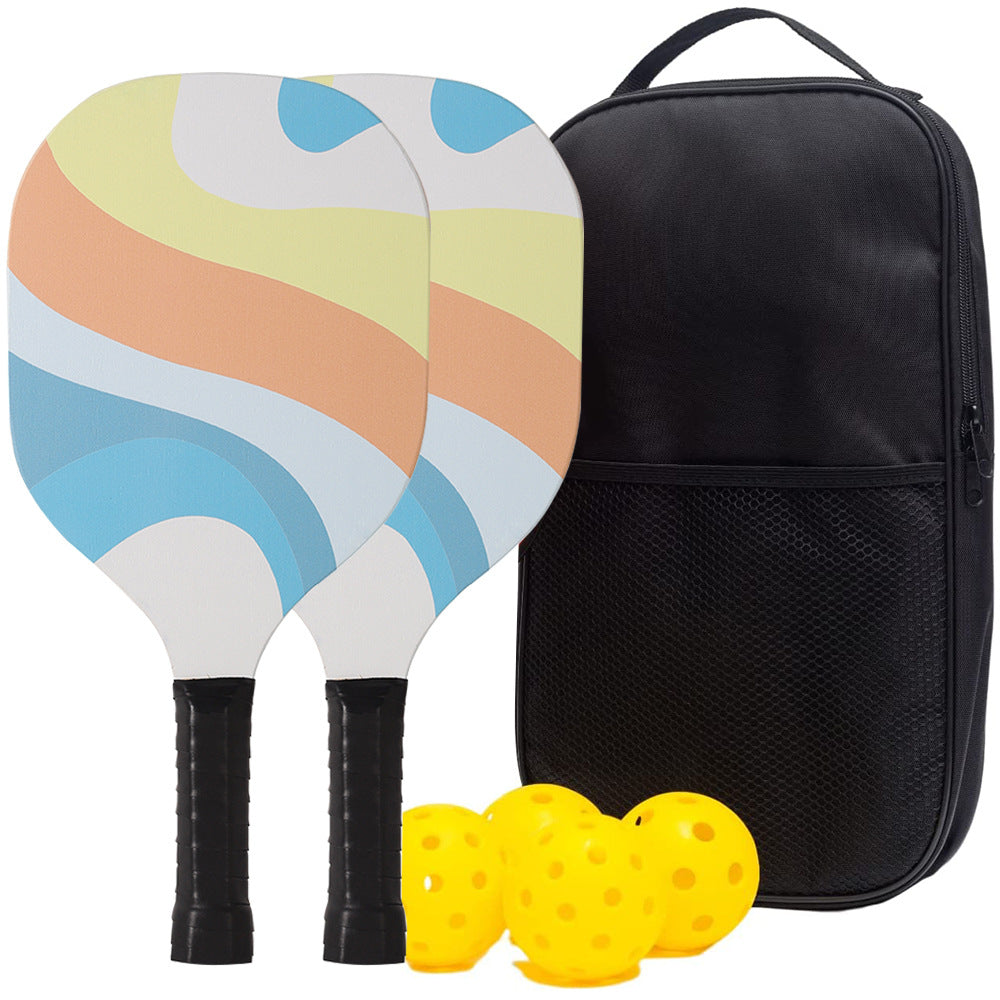 Poplar UV Printed Pickleball Paddle Set