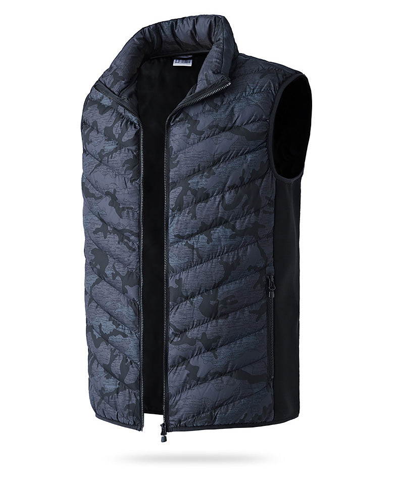 Men’s Camouflage USB Heated Sleeveless Vest
