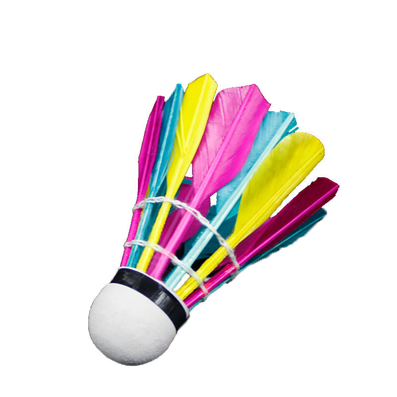 Foam Double Head Color Badminton Shuttlecock Set
