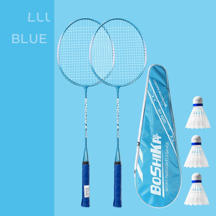 Beginner Children Badminton Racket Set Iron Alloy