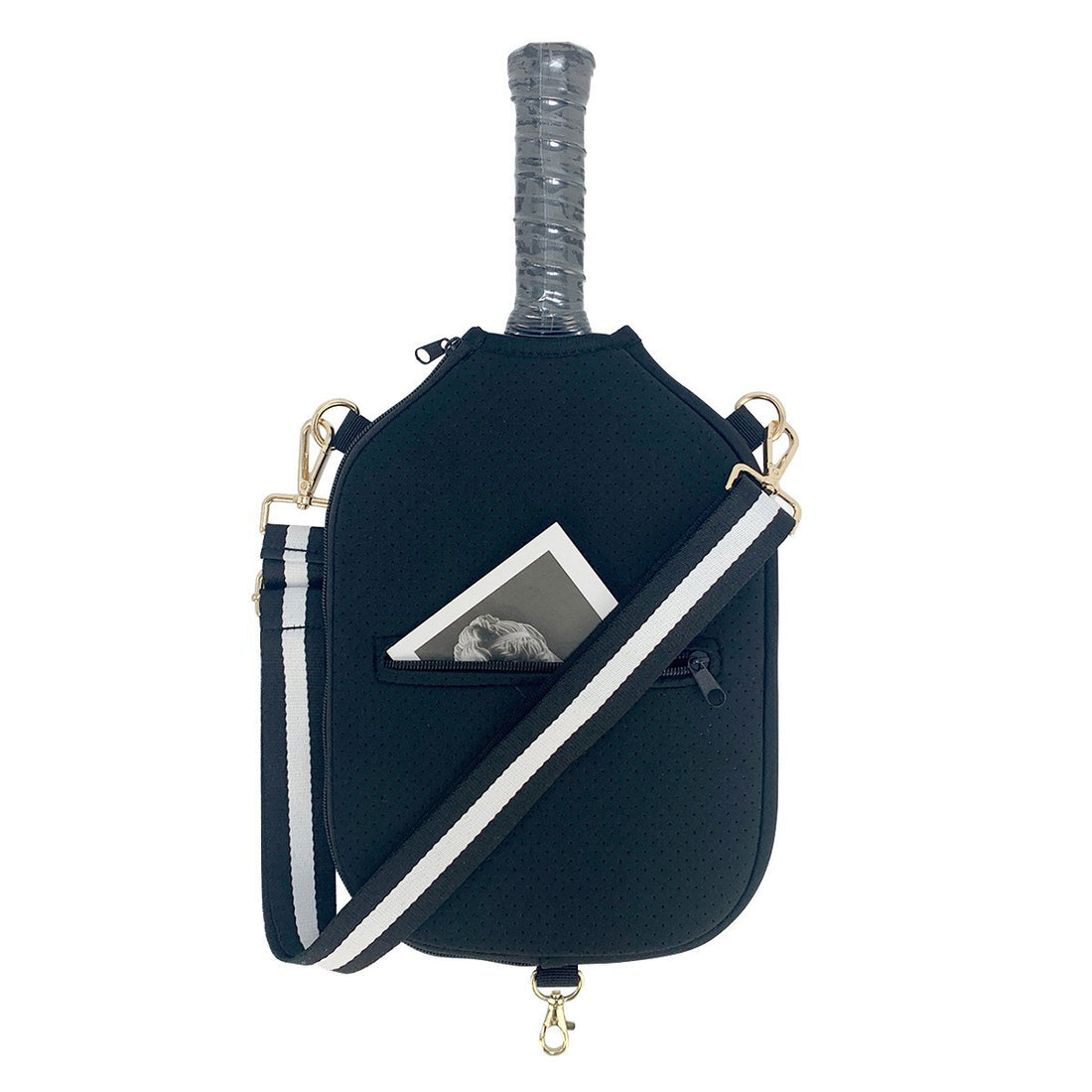 Single Shoulder Pickleball Racket Bag With Hook Strap