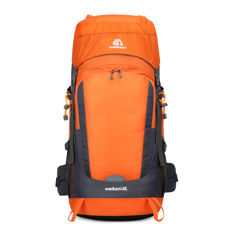 Men's Nylon Mountaineering Hiking and Camping Backpack