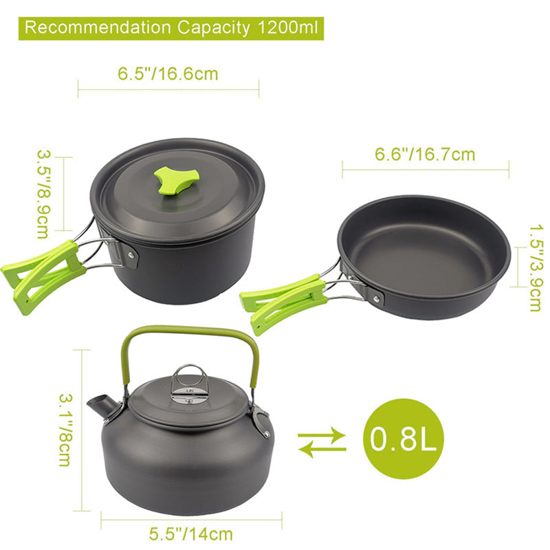 Folding Mini Camping Cookware Set
