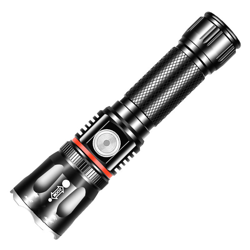 T6 Multifunctional Telescopic Outdoor Camping Flashlight