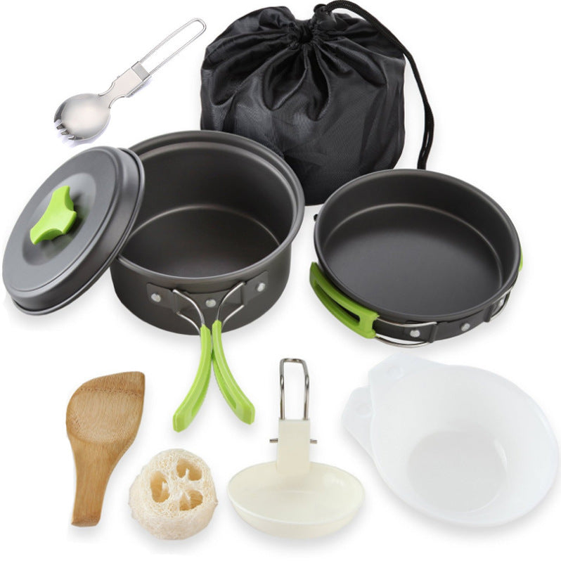 Outdoor Camping Cookware Set for 1–2 People