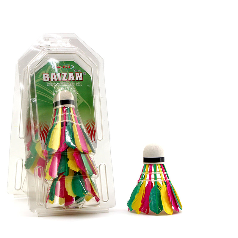 Foam Double Head Color Badminton Shuttlecock Set
