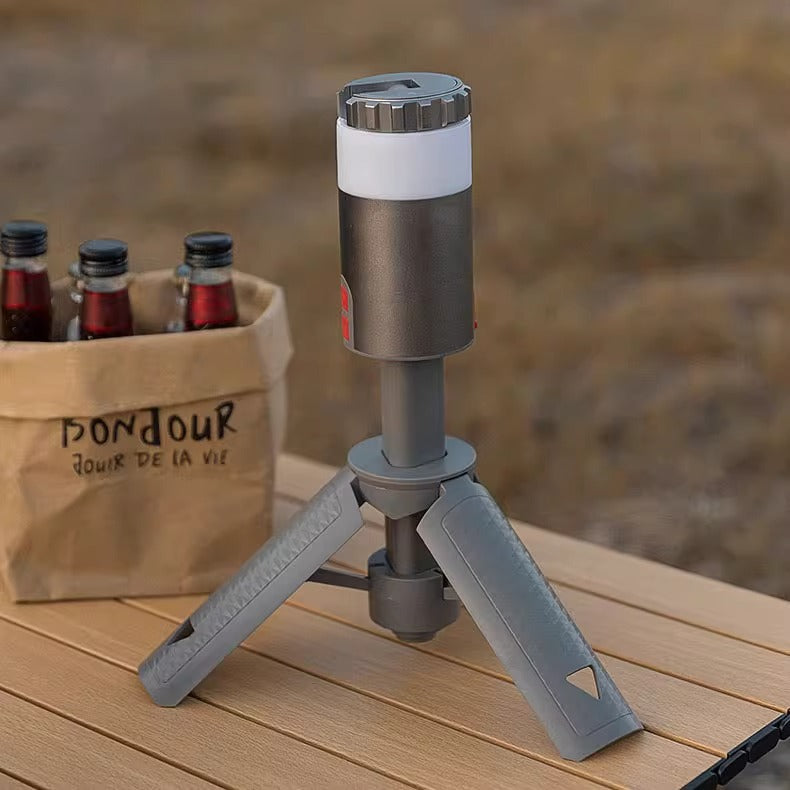 Portable Multi-Functional Outdoor Camping Lantern with Aluminum Retractable Bracket