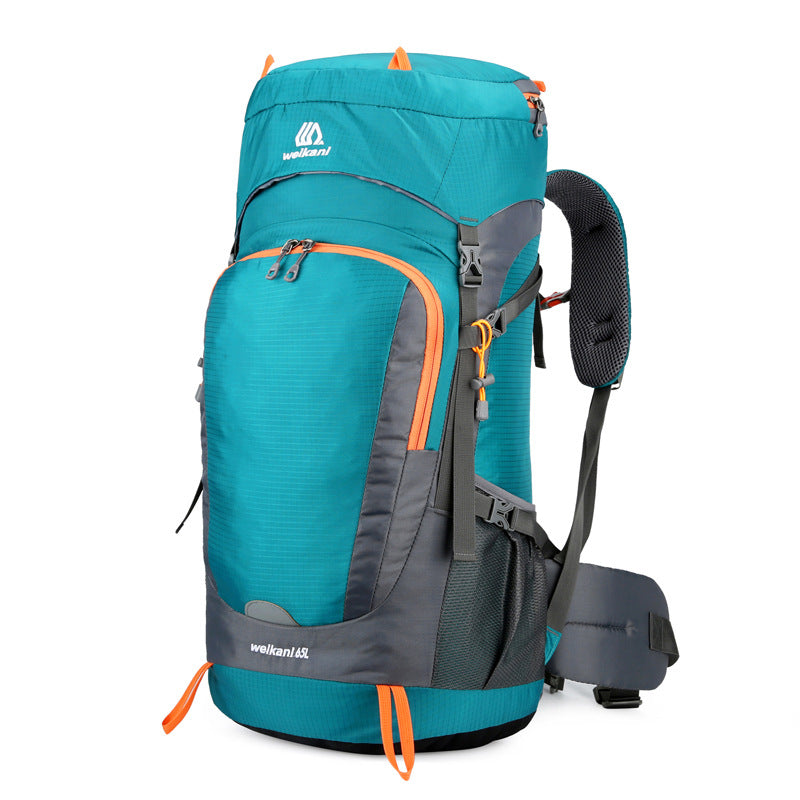 Men's Nylon Mountaineering Hiking and Camping Backpack