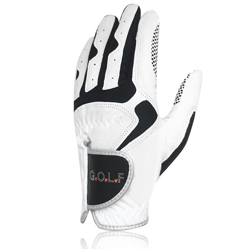Microfiber Cloth With  Particles Breathable Golf Gloves
