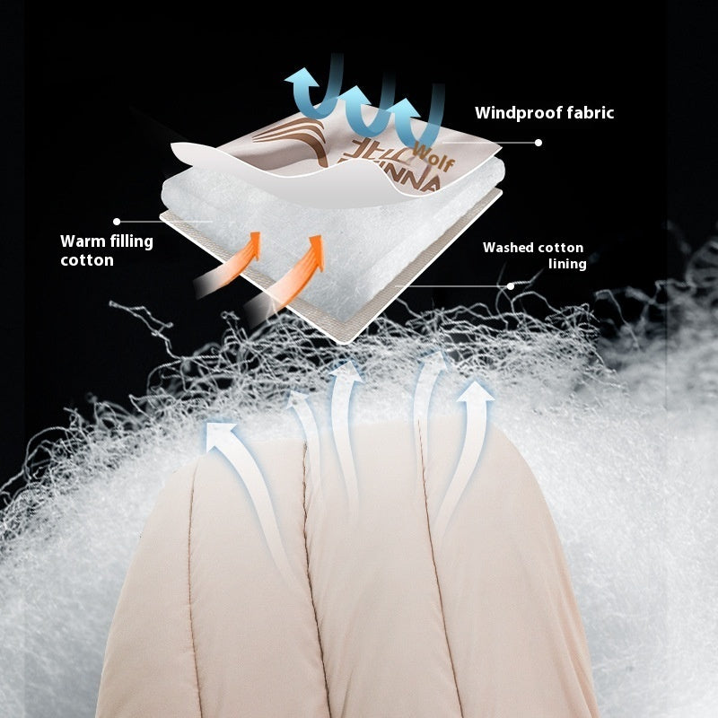 Double Thickened Cold Weather Camping Sleeping Bag