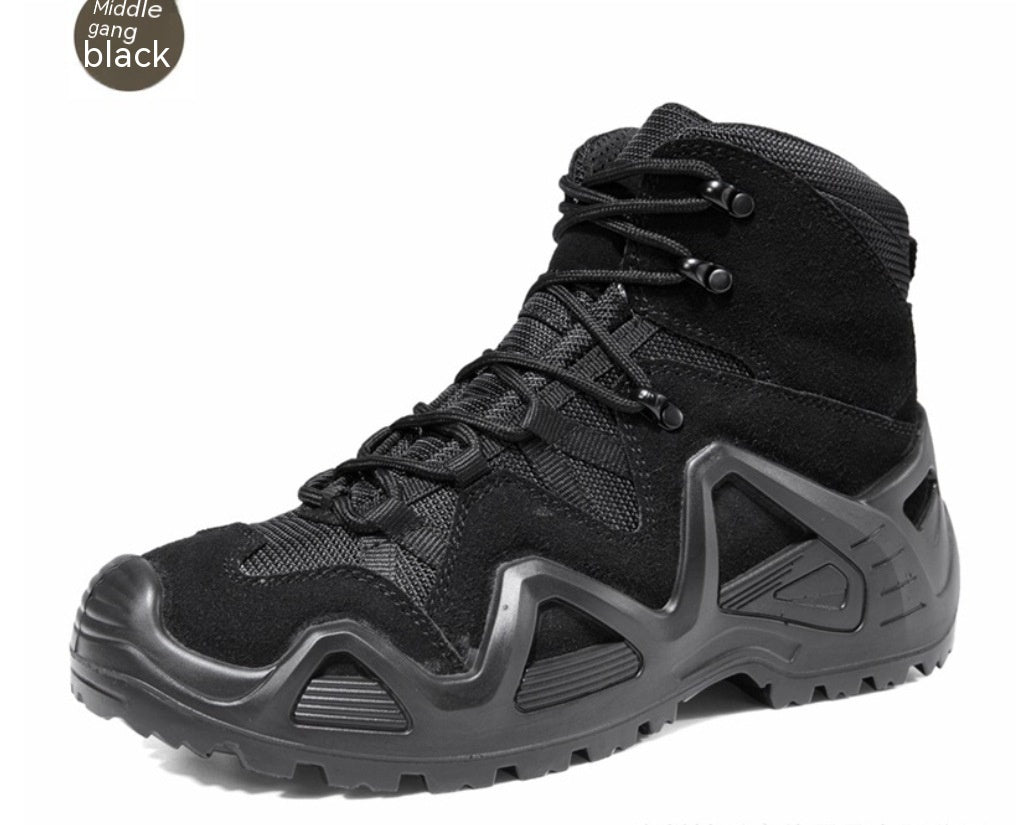 Mid-Top Military Outdoor Training Hiking Combat Boots