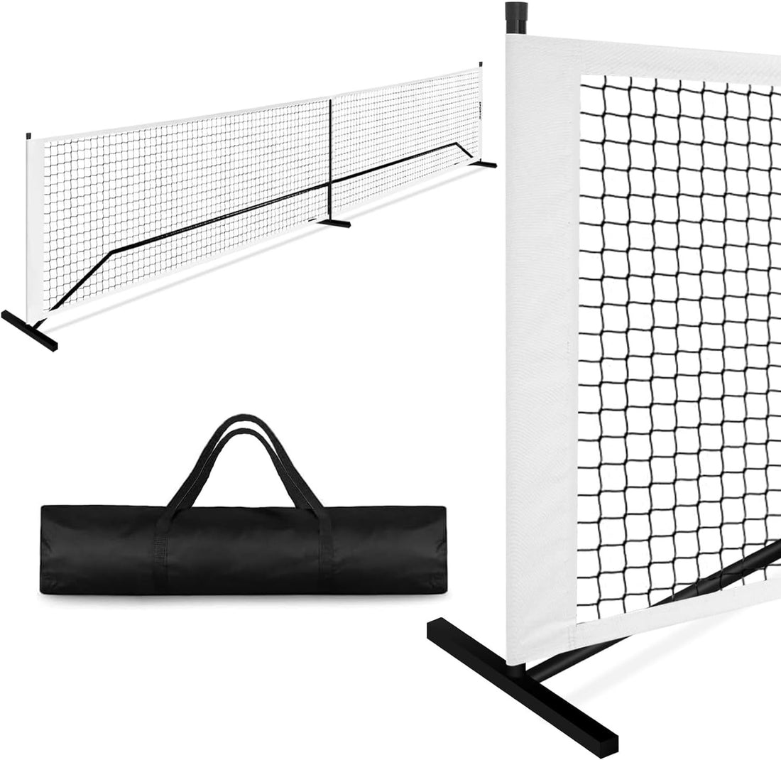 Portable Iron Pipe Pickleball Net Six Wheel Outdoor Tennis Net System