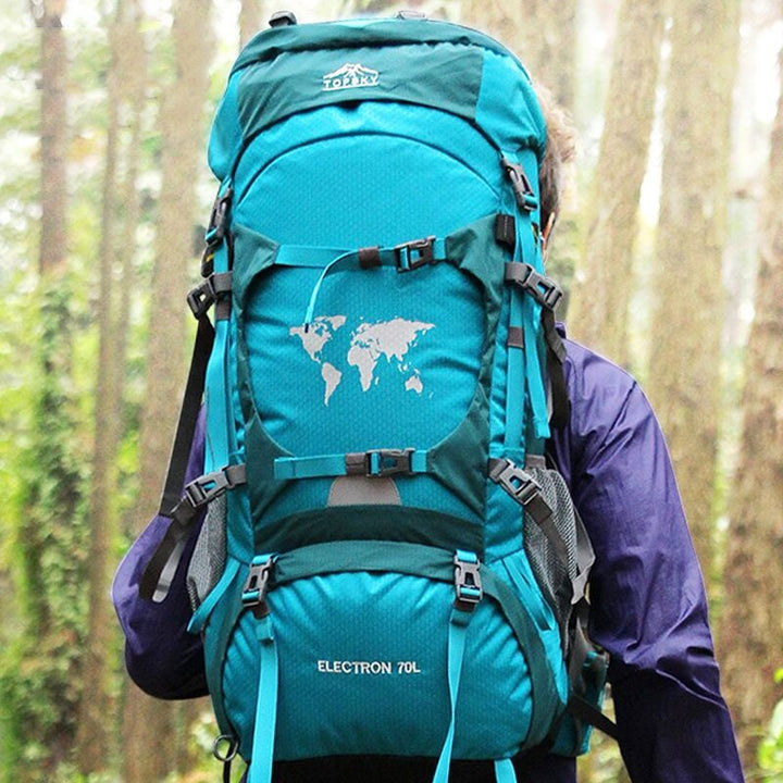 Large Capacity Water Resistant Multifunctional Hiking Backpack