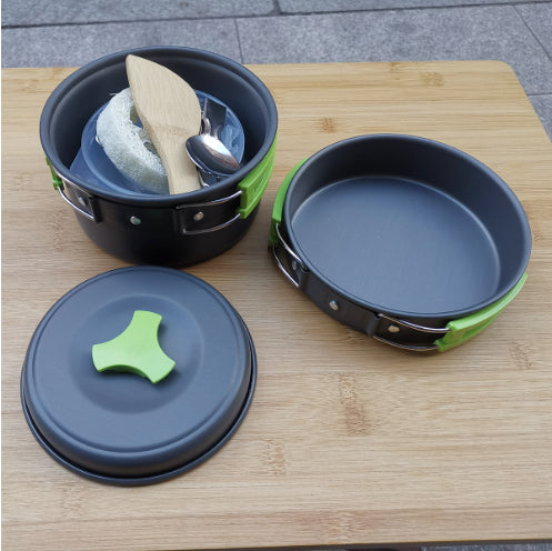 Outdoor Camping Cookware Set for 1–2 People